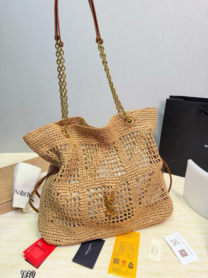 YSL Straw Tote 082 DB002 36cm