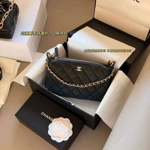 Chanel 25A Shoulder Bag 134 DB561 22cm