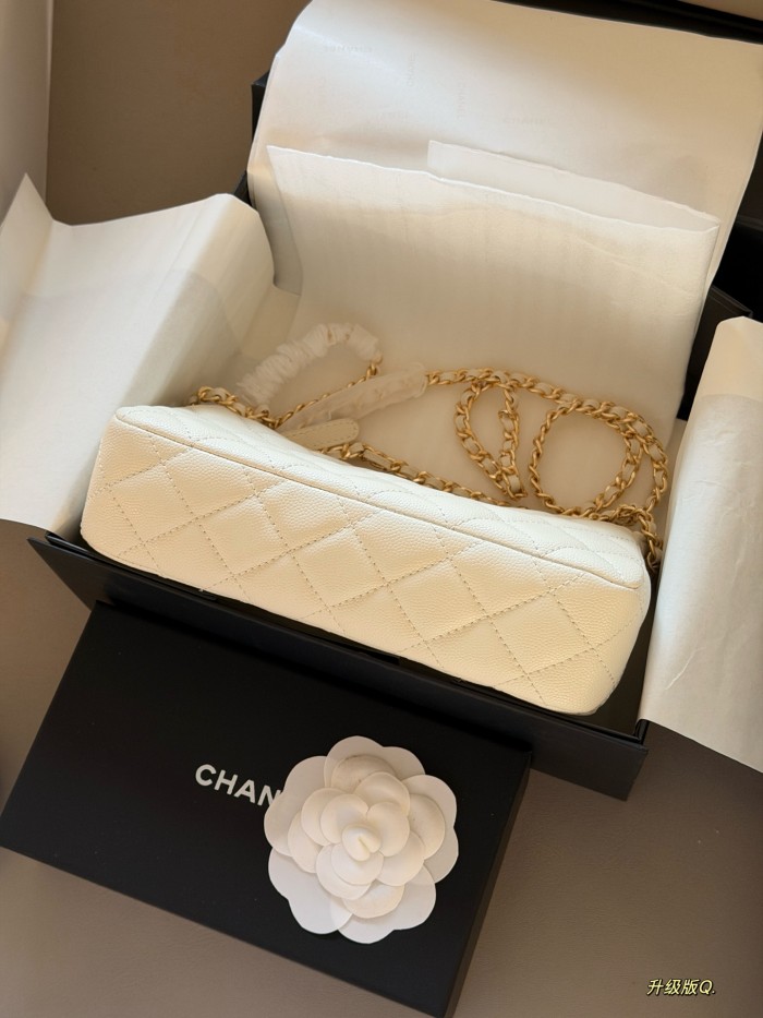 Chanel 25A Shoulder Bag 134 DB561 22cm