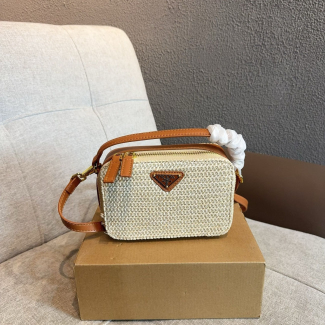Prada Straw Bag 026 DB051 18cm