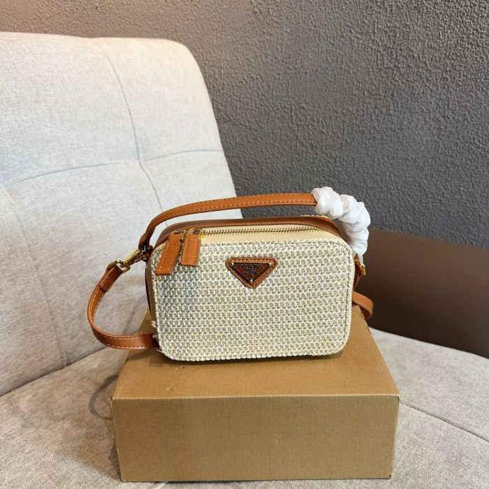 Prada Straw Bag 026 DB051 18cm