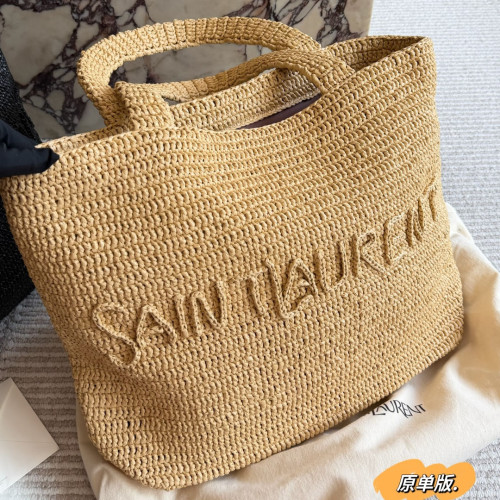 YSL Straw Tote 085 DB063 29cm