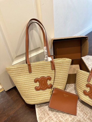 Celine Straw Basket Bag 013 DB051 15-24cm