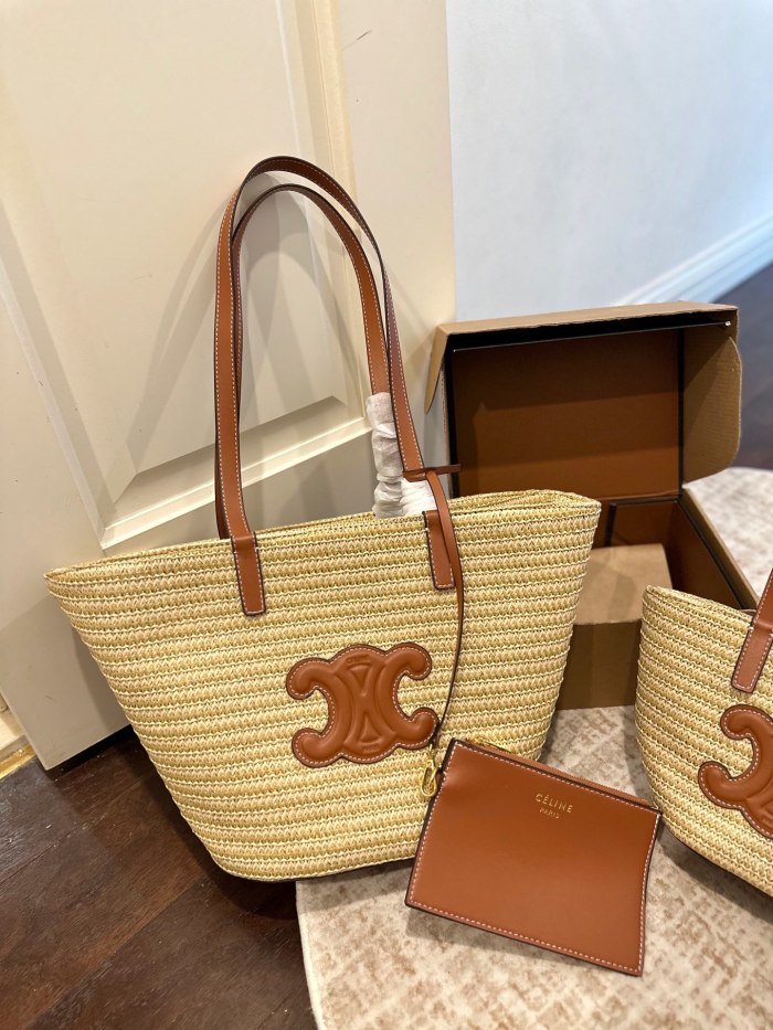 Celine Straw Basket Bag 013 DB051 15-24cm