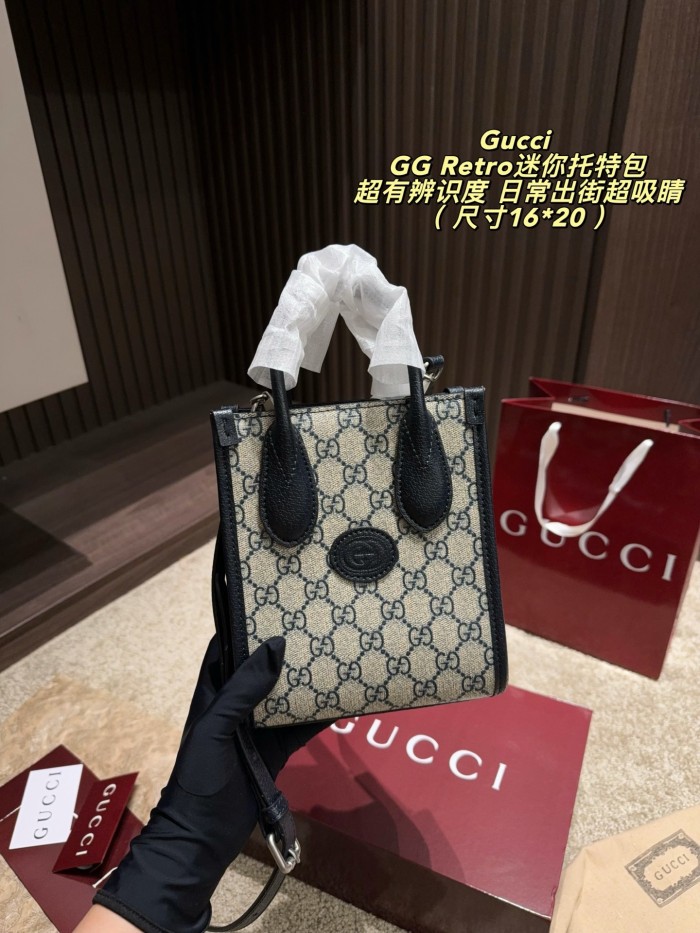 Gucci Retro Tote 043 DB071 16cm