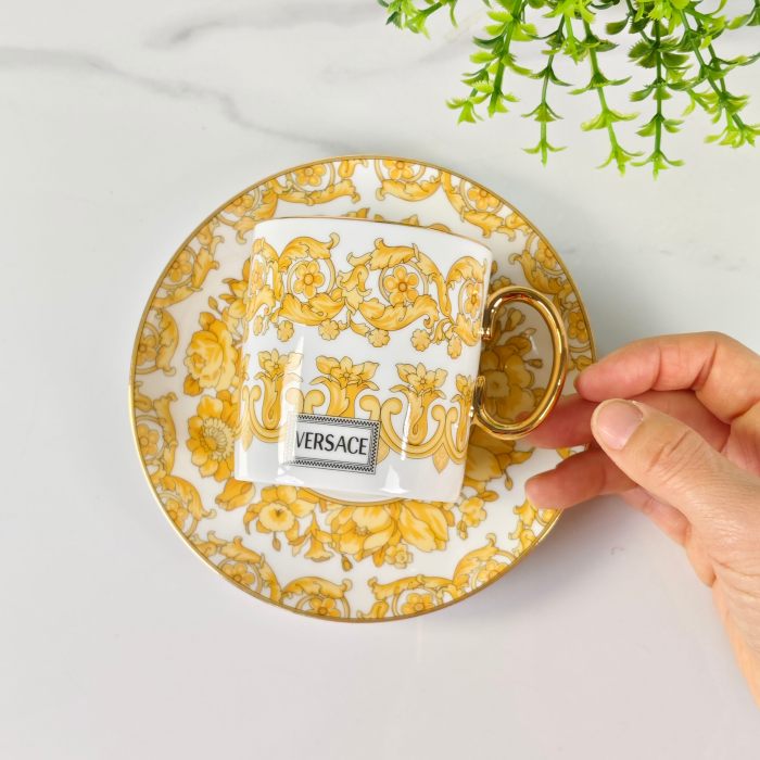 Versace Coffee Cup And Saucer