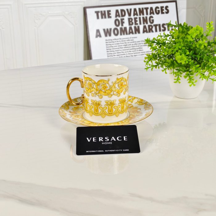 Versace Coffee Cup And Saucer