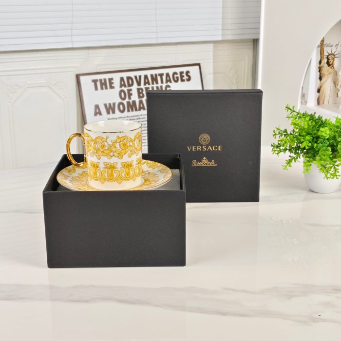 Versace Coffee Cup And Saucer