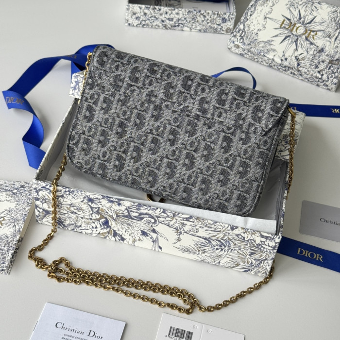 Dior Saddle Chain Bag S5097 YD004 21.5cm