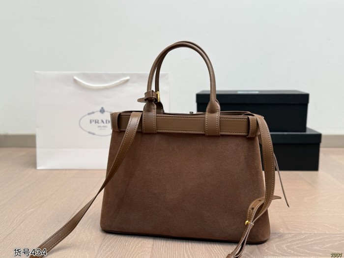 Prada Buckle Bag 030 DB052 32cm