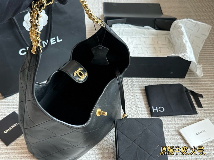 Chanel Hobo Bucket Bag 157 DB003 24cm