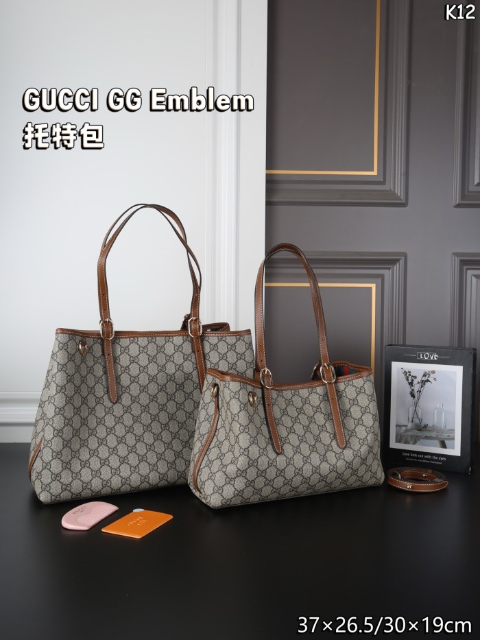 Gucci Emblem Tote 051 DB091 30-37cm