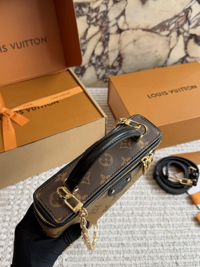 LV Vanity Pouch Trunk Bag 377 DB502 24cm