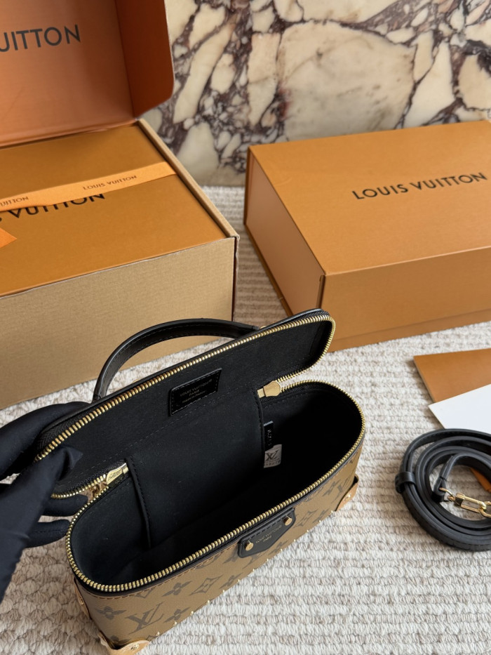 LV Vanity Pouch Trunk Bag 377 DB502 24cm
