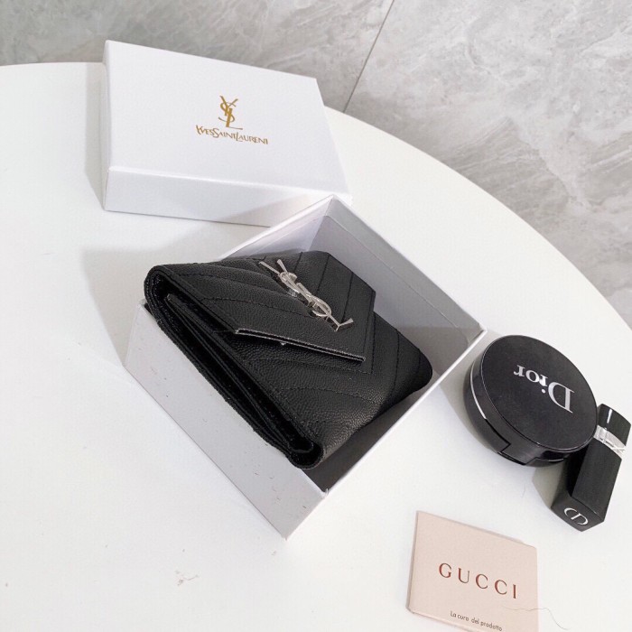 YSL Wallet 003 DB501 10cm