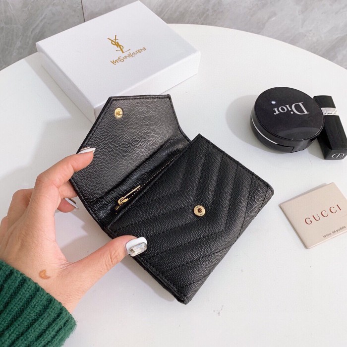 YSL Wallet 003 DB501 10cm