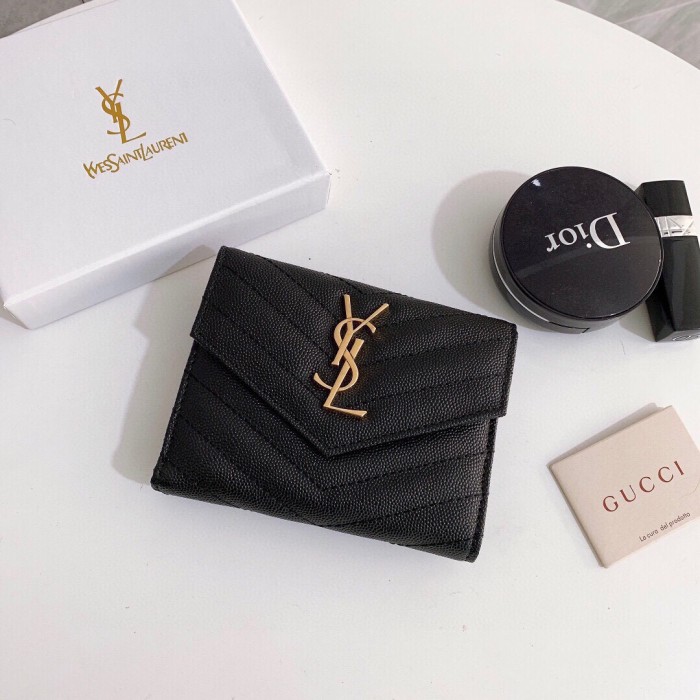 YSL Wallet 003 DB501 10cm