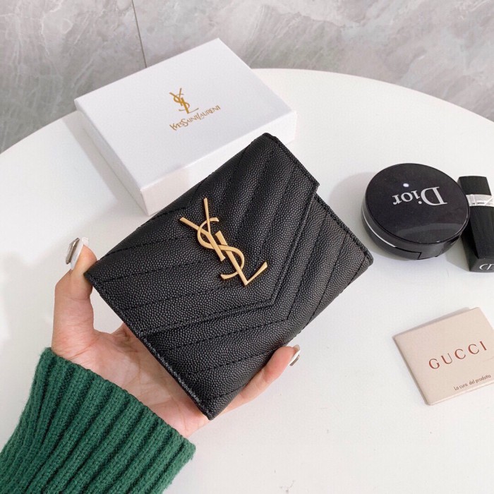 YSL Wallet 003 DB501 10cm