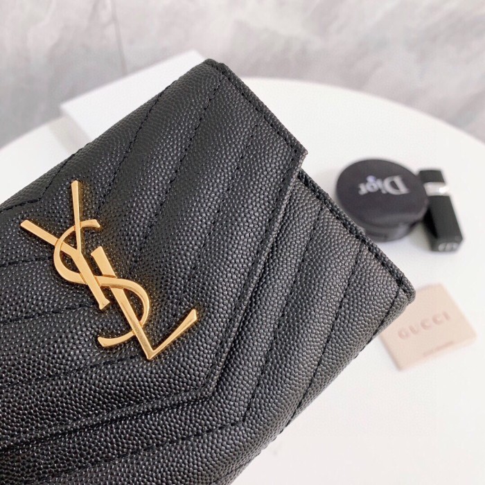 YSL Wallet 003 DB501 10cm
