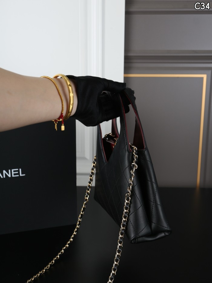 Chanel Shoulder Bag 183 DB012 24cm