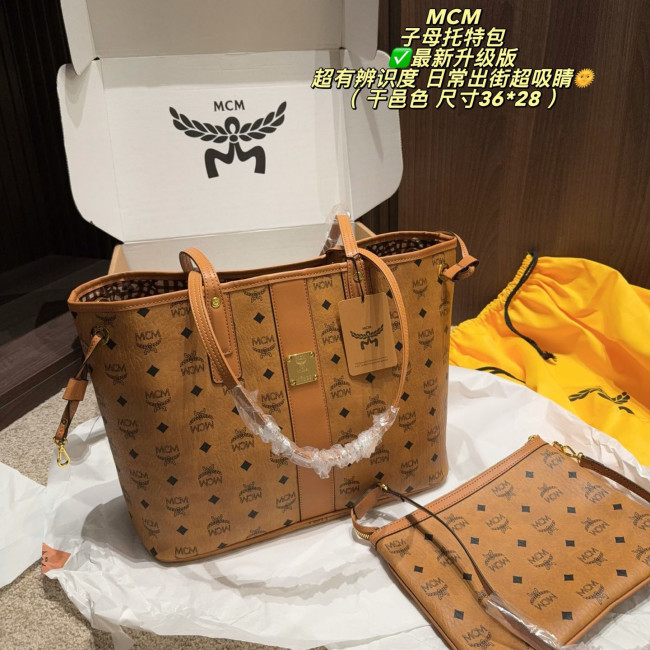 MCM Tote Bag 040 DB591 36cm