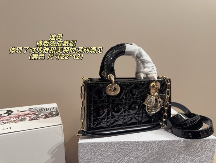 Dior D-Joy Bag 044 DB012 22cm