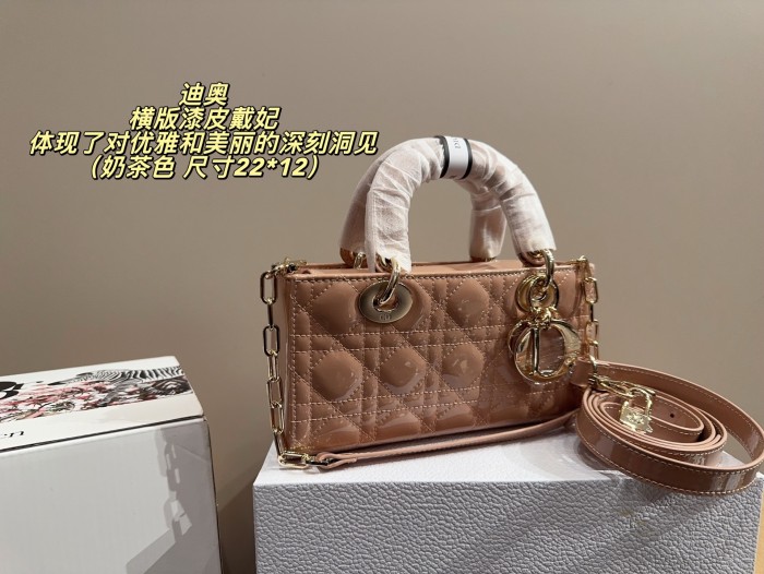 Dior D-Joy Bag 044 DB012 22cm