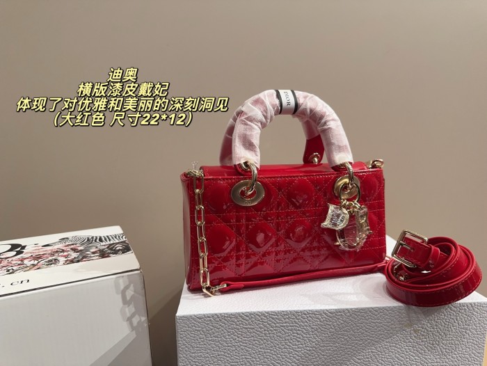 Dior D-Joy Bag 044 DB012 22cm