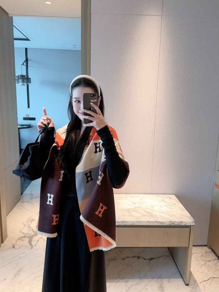 Hermes Scarf 010 180*60cm