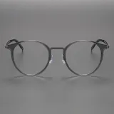 Round Titanium Glasses K8202302