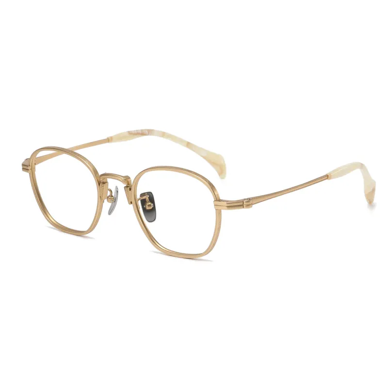Handmade Round Titanium Glasses K80850