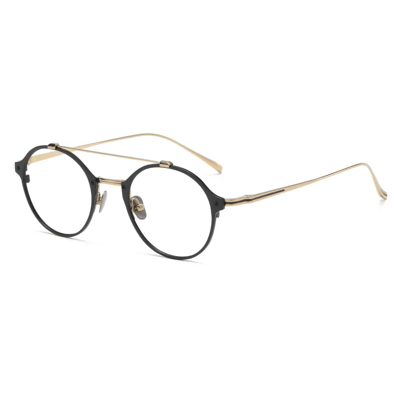 Aviator Round Titanium Glasses KJ-30