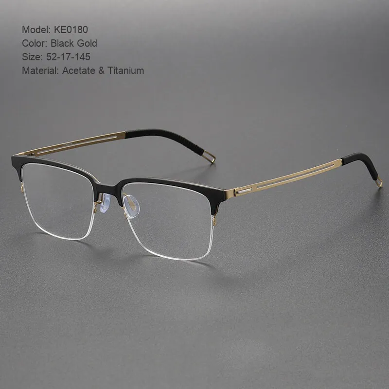 Titanium & Acetate Eyeglasses KE0180, 52-17-145