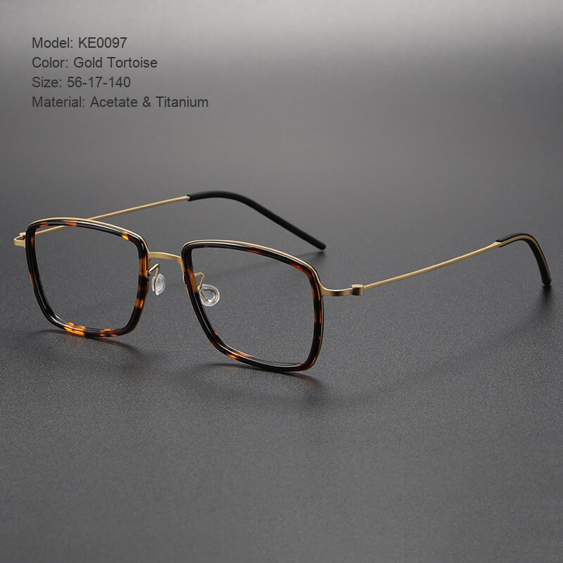 Titanium & Acetate Eyeglasses KE0097, 56-17-140