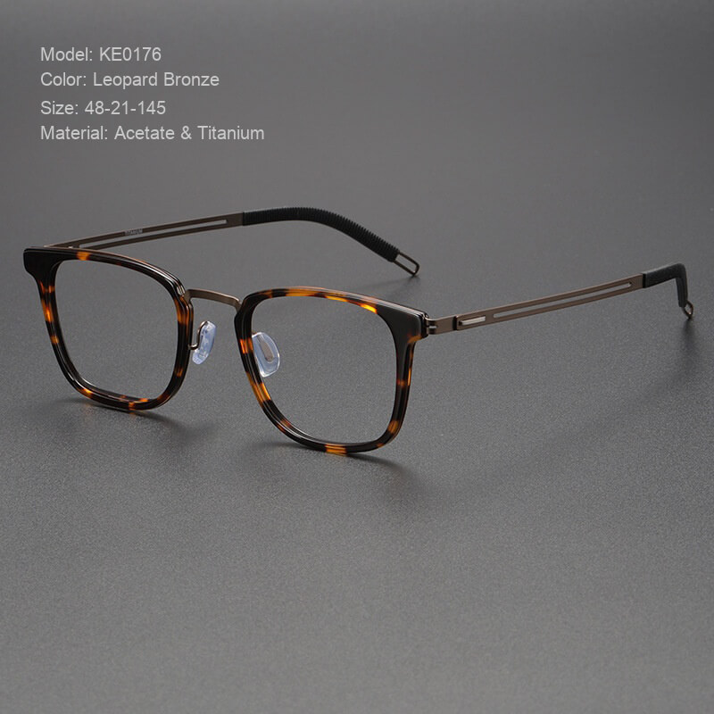 Titanium & Acetate Eyeglasses KE0176, 48-21-145