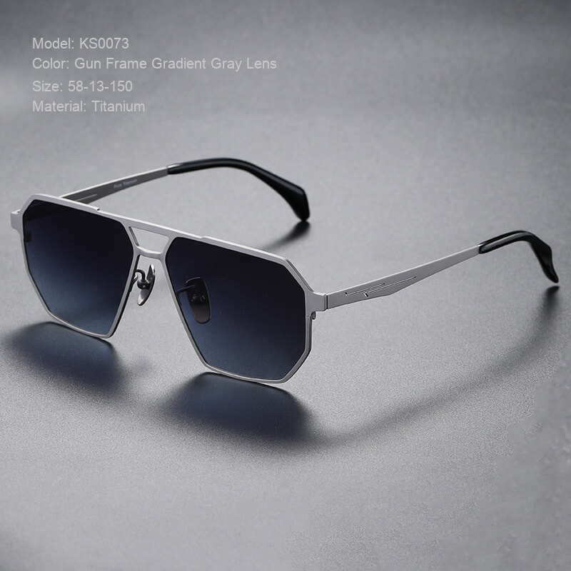 Titanium Sunglasses KS0073, 58-13-150