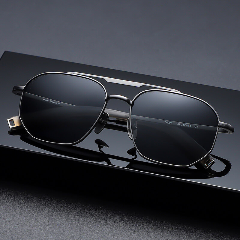 Titanium Sunglasses KS0075, 57-17-150