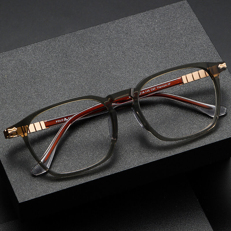 Acetate & Titanium Eyeglasses KE0211, 52-18-145