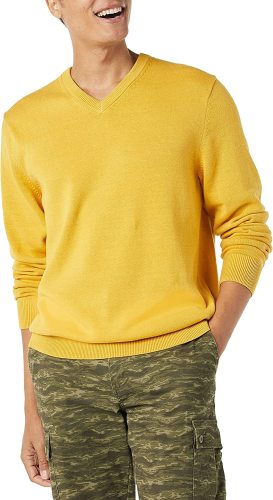 Essentials Men's V-Neck Sweater (Available in Big & Tall)