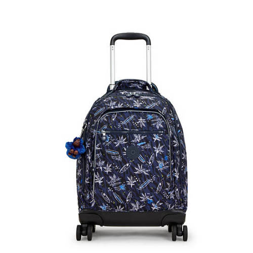 New Zea / 15  Printed Laptop Rolling Backpack