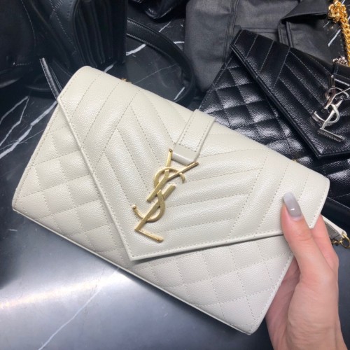 Saint Laurent Hundred and one gold label Logo shoulder crossbody bag