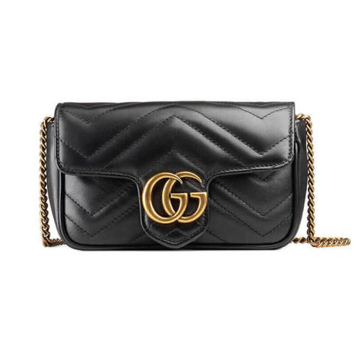 Gucci GG Marmont matelasse Leather Super Mini Bag