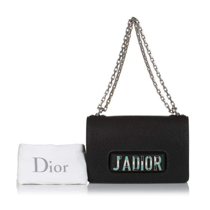 JaDior Chain Leather Flap Bag