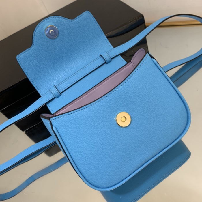 VERSACE Medusa fixed chain carry handle magnetic button shoulder crossbody handbag