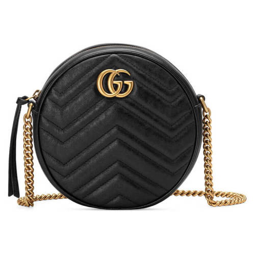 Gucci GG Marmont Mini Round Shoulder Bag