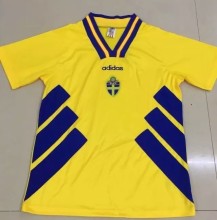 1994-1996 Sweden Home Retro Soccer Jersey