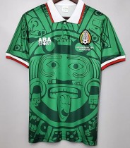 1998 Mexico Home Retro Soccer Jersey