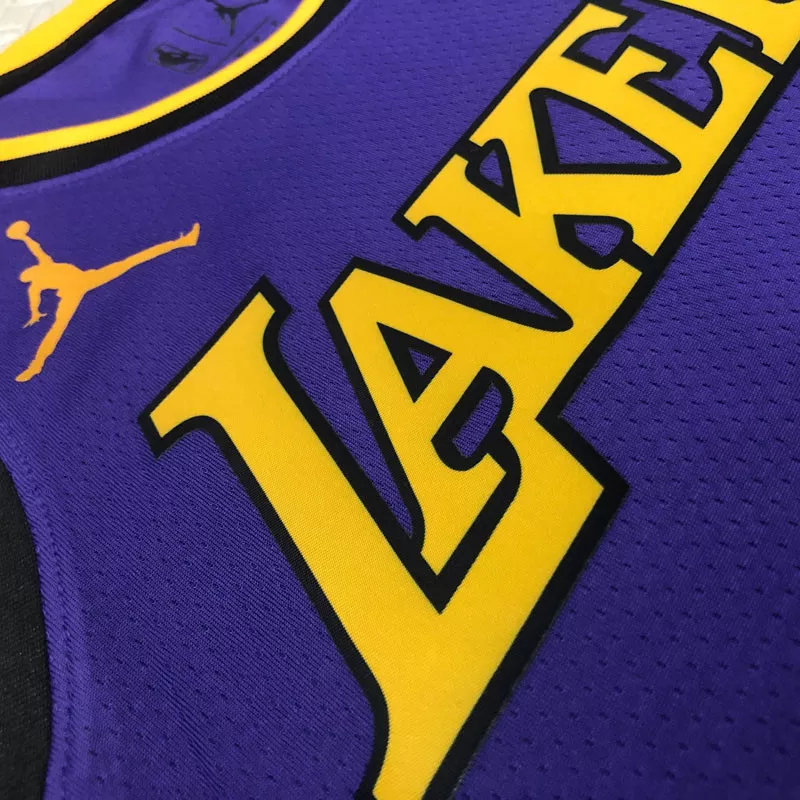 US$ 26.00 - 2023 LAKERS & BAPE #93 Purple Top Quality Hot Pressing