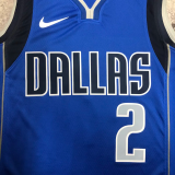 Dallas Mavericks IRVING #2 Blue Away Top Quality Hot Pressing NBA Jersey