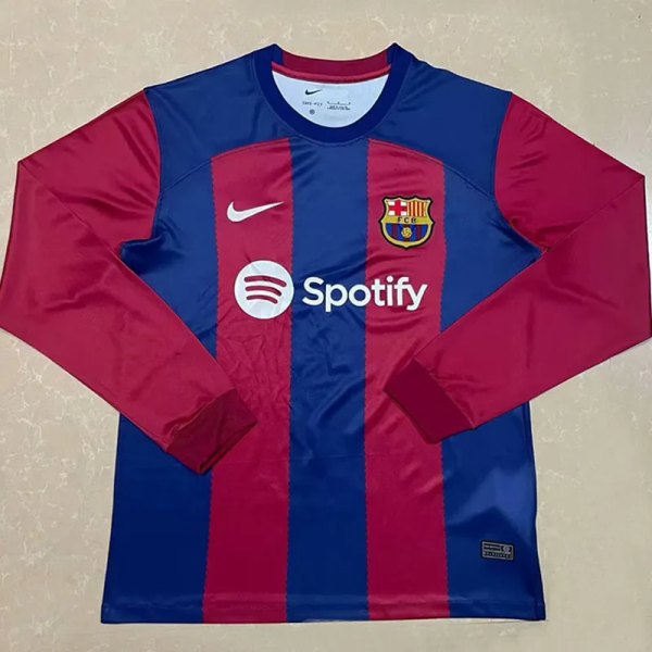 23-24 BAR Home Long Sleeve Soccer Jersey